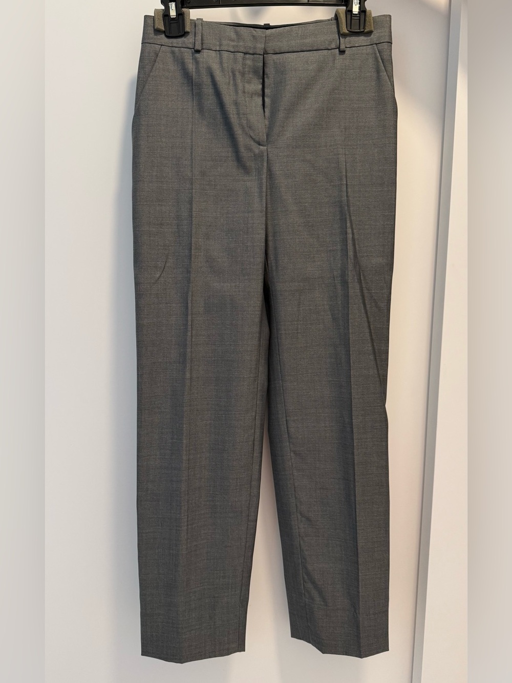 Valentino Charcoal Gray Dress Trousers